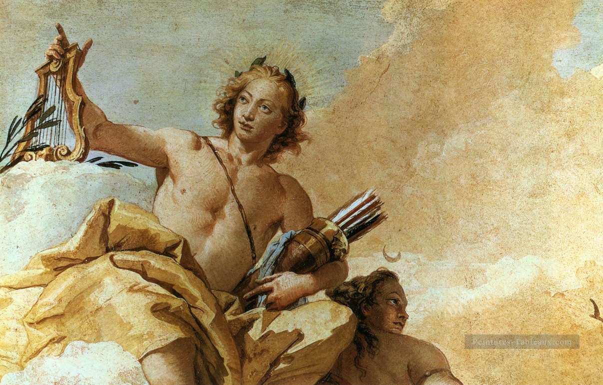 Villa Valmarana Apollo et Diana Giovanni Battista Tiepolo Peintures à l'huile